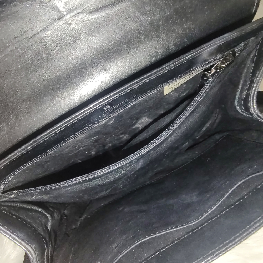 Givenchy Black Leather Structured Top-Handle Shoulder Bag - Picture 6 of 7